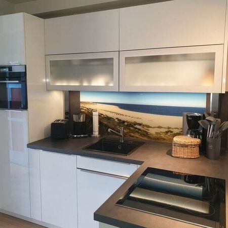 Inspiration für Küchendesign mit minimalistischen Elementen und modernen Geräten