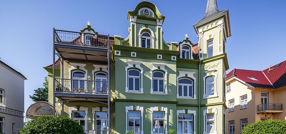 Hotel Rosenhof in der Außenansicht