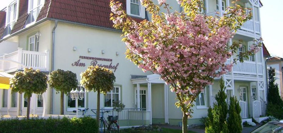 Eingang Ferienwohnung am Rosenhof in der Außenansicht