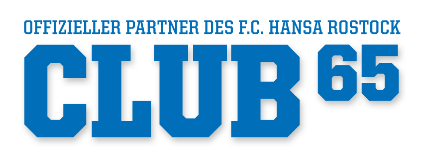 Club 65 Logo - Offizieller Partner von Hansa Rostock